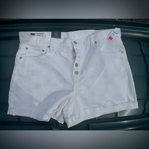 NWT Gap High-Rise 4” Button-Fly Denim Shorts